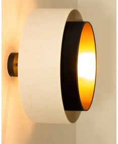 Plafoniera NATIA 1xE27/60W/230V bianco/nero