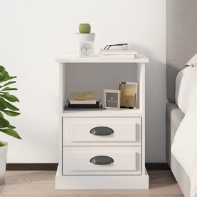 Comodino Bianco 43x36x60 Cm /