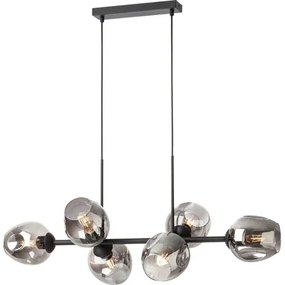 Redo - Paralume di ricambio per lampada e lampadario PIERCE diametro 15 cm nero/fumé