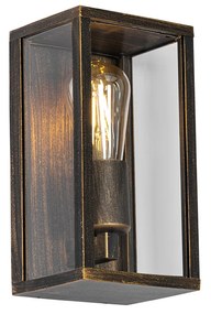 Lampada da parete vintage oro antico 26 cm IP44 - Charlois