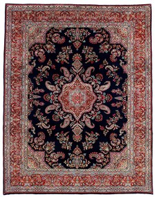 Kerman Tappeto 280 x 360 (Iran) Annodato A Mano
