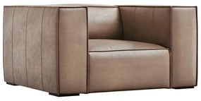 Poltrona in pelle marrone chiaro Madame - Windsor &amp; Co Sofas
