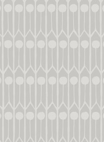 Littlephant Carta da parati Feathers - Grey/ Sandstone