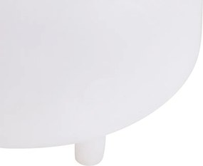 Lampada da tavolo bianca IP44 con altoparlante Bluetooth - STORM Music