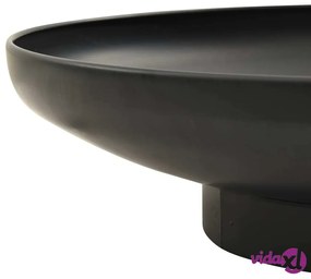 vidaXL Braciere 80 cm in Acciaio