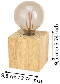 Eglo 43733 - Lampada da tavolo PRESTWICK 1xE27/40W/230V beige