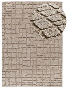 Tappeto beige 190x285 cm Juno – Universal