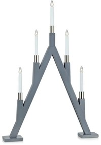 Decorazione luminosa grigia con motivo natalizio Bjurfors - Markslöjd