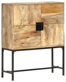 Credenza 80x30x100 cm in Legno Massello di Mango