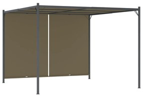 Gazebo Da Giardino Con Tetto Retrattile 3x3 M Talpa 180 G/m² /