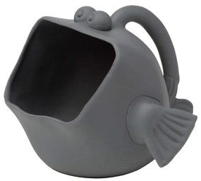 Scrunch secchiello e brocca 2 in 1 in silicone a forma di pesce, Anthracite Grey