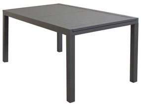 DEXTER - tavolo da giardino allungabile in alluminio da 160 x 90 cm