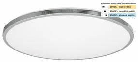 Top Light -Plafoniera LED da bagno SILVER LED/24W/230V IP44 diametro 39 cm cromo