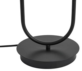 Lampada da tavolo Art Déco nera a 2 luci - Tuning