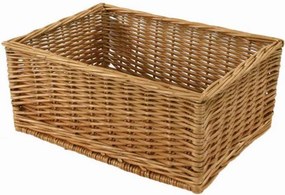 Cesta espositore in vimini rettangolare cm 45x40xh15...