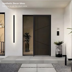 Brilagi - Applique da esterno LED LINEAR LED/32W/230V 3000K IP65 nero