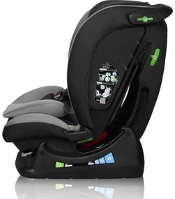 Lionelo - Seggiolino auto AART i-Dimensioni 40-150 cm nero/grigio