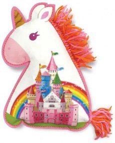 Create un cuscino a forma di unicorno
