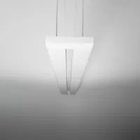 Lampadario In Metallo Moderno Sway Bianco 2 Luci