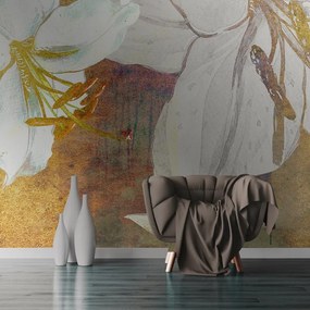 Fotomurale Lilium, oro 450X300 cm