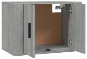 Mobile Porta TV a Parete Grigio Sonoma 57x34,5x40 cm