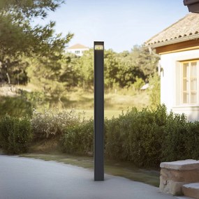 Lucande Tavion lampada LED da esterno, 230 cm, antracite, IP65