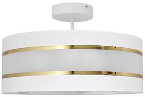 Lampadario a sospensione con supporto rigido HELEN 3xE27/15W/230V bianco/oro