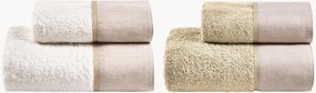 Set di 4 asciugamani in cotone Codewashed