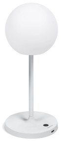 Kave Home - Lampada da tavolo da esterno Dinesh in allumium grigio 40 cm