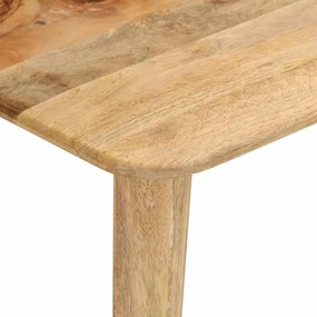 Panca 160x40x45 cm in legno massello di mango