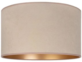 Duolla - Paralume universale VELVET per attacco E27 Ø 35 cm beige/oro