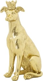 Cane Con Corona Oro Cm 20X12,5X33