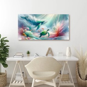 Quadro su tela – Mondo sottomarino degli animali