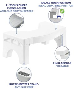 Sgabello bianco – Maximex