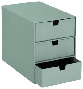 Organizer verde in cartone per cassetti Ingrid Canvas Paper Laminate – Bigso
