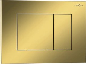 Mexen Tex 02 pulsante di scarico, oro champagne lucido - 6102-08