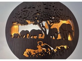 Li-Go 23610/DUB2 - Lampada decorativa da tavolo dimmerabile a LED LED/12W/230V 20x22 cm rovere