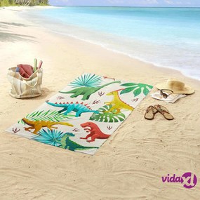 Good Morning Telo da Spiaggia DINOS 75x150 cm Multicolore