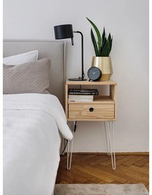 Letto matrimoniale imbottito grigio chiaro con griglia 180x200 cm Sary - Bobochic Paris