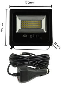 Faro LED 20W IP66 12-24V Colore Bianco Naturale 4.000K