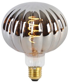 Lampada LED E27 dimmerabile G125 fumo 4W 40 lm 2200K
