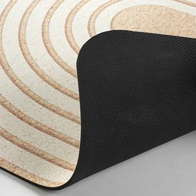 Tappetino per il bagno marrone chiaro 50x80 cm Adriel – douceur d'intérieur