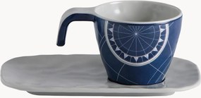 Tazzine da caffè con piattino Pacific, set da 6