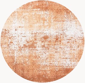 Tappeto rotondo jacquard lavabile da interno-esterno Virgin Land