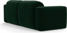 Divano verde scuro con rivestimento in velluto 220 cm Strino – Cosmopolitan Design