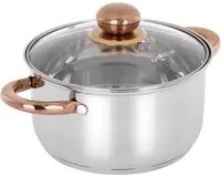 Pentola 20 cm acciaio inox Meravigliosa con coperchio