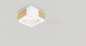 Velia lampada a soffitto 1 luce attacco gx53 ottone in alluminio e ...