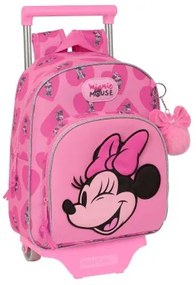 Trolley per la Scuola Minnie Mouse Loving Rosa 28 x 34 x 10 cm