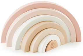 Bieco - Arcobaleno impilabile in legno - cerbiatto Ella