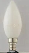 Lampadina led filamento candela bianco e14 4w 400lm 4000k 300° 35x9...